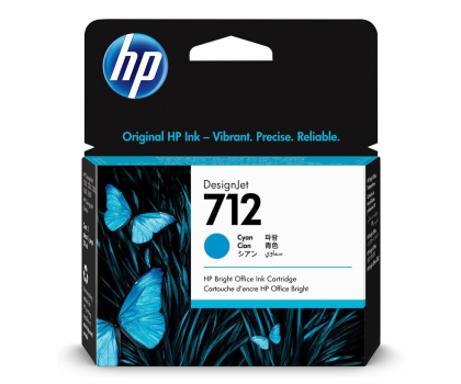 Tusz HP 712 3ED67A cyan 29ml